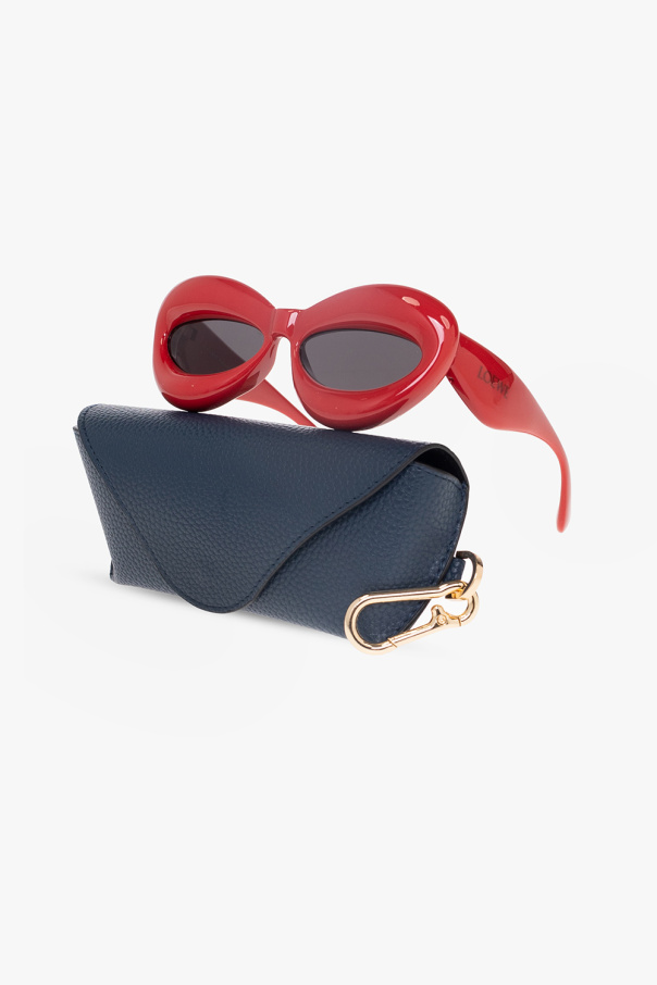 SchaferandweinerShops GB - Red Sunglasses Loewe - balmain